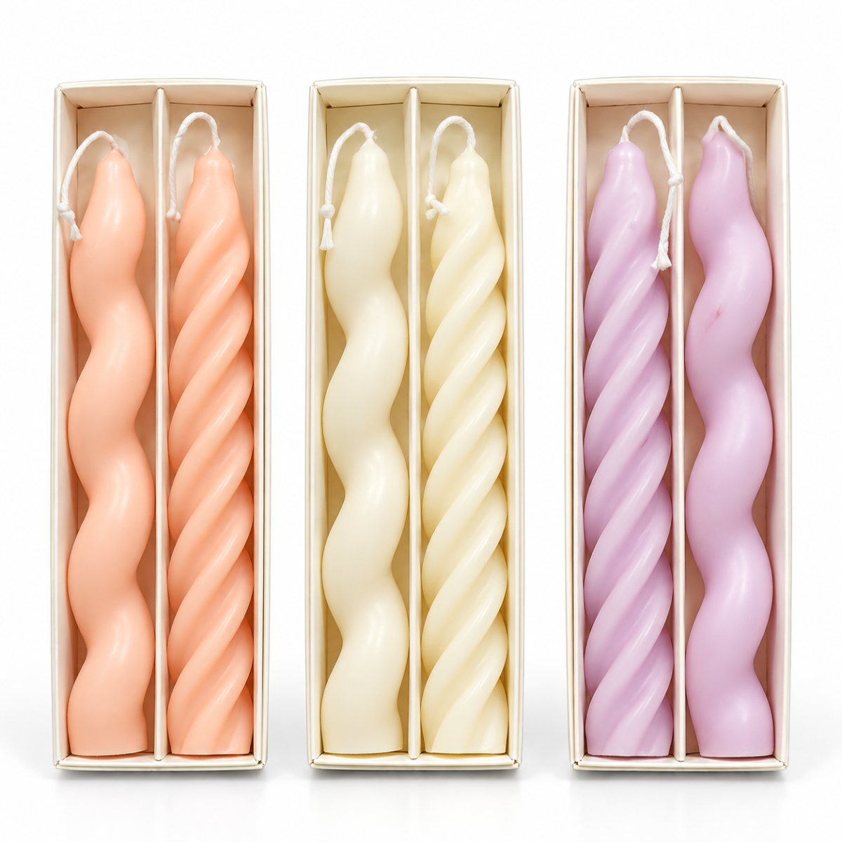 Spiral Pillar Candle