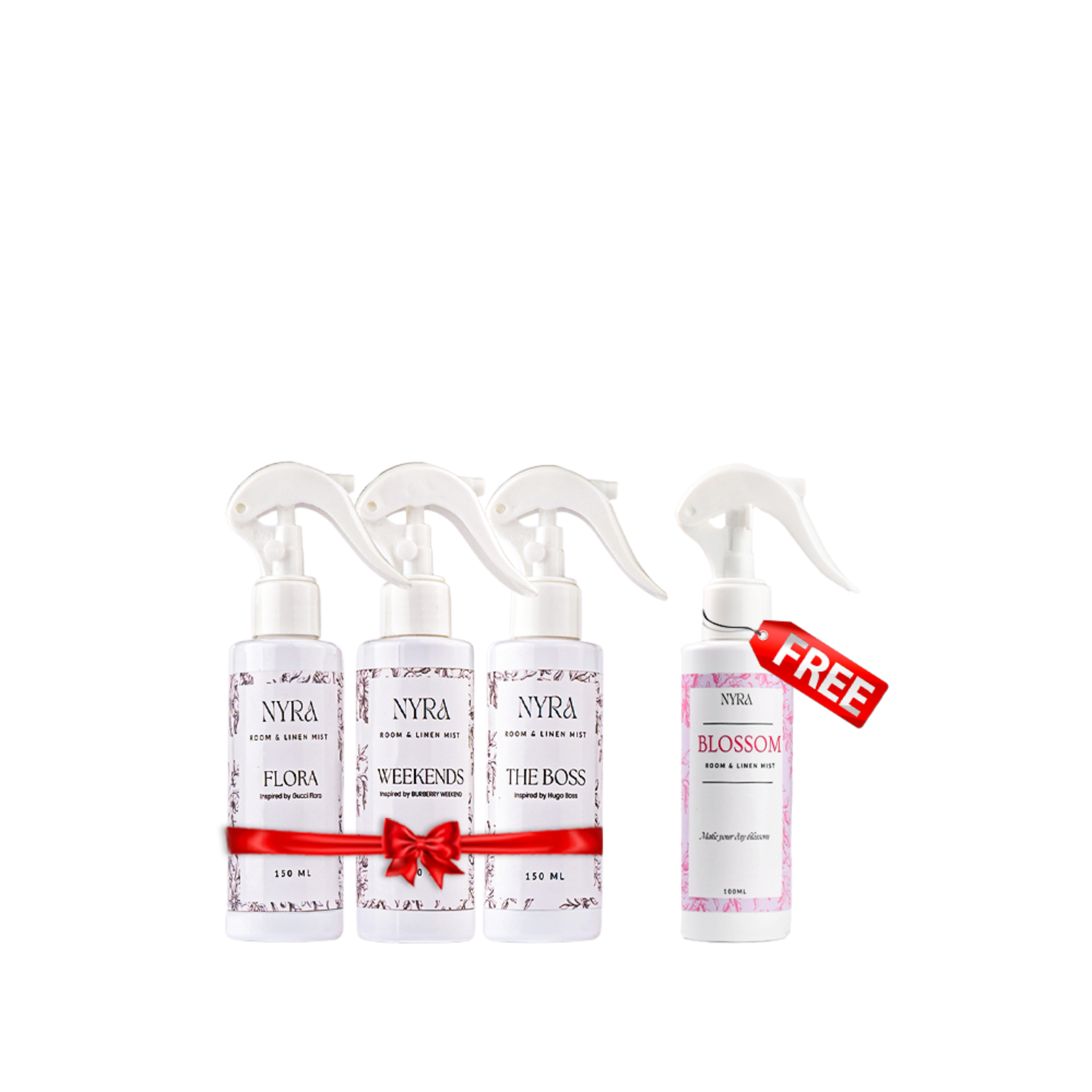 Buy 3 Room & Linen Mists Get 1 Blossom Mist FREE | Nyra Exclusive Offer