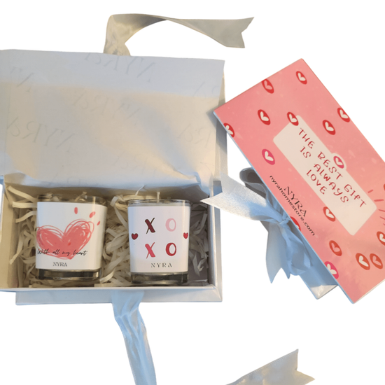 The Love Box | 2 Handcrafted Love Candles Gift Set by Nyra