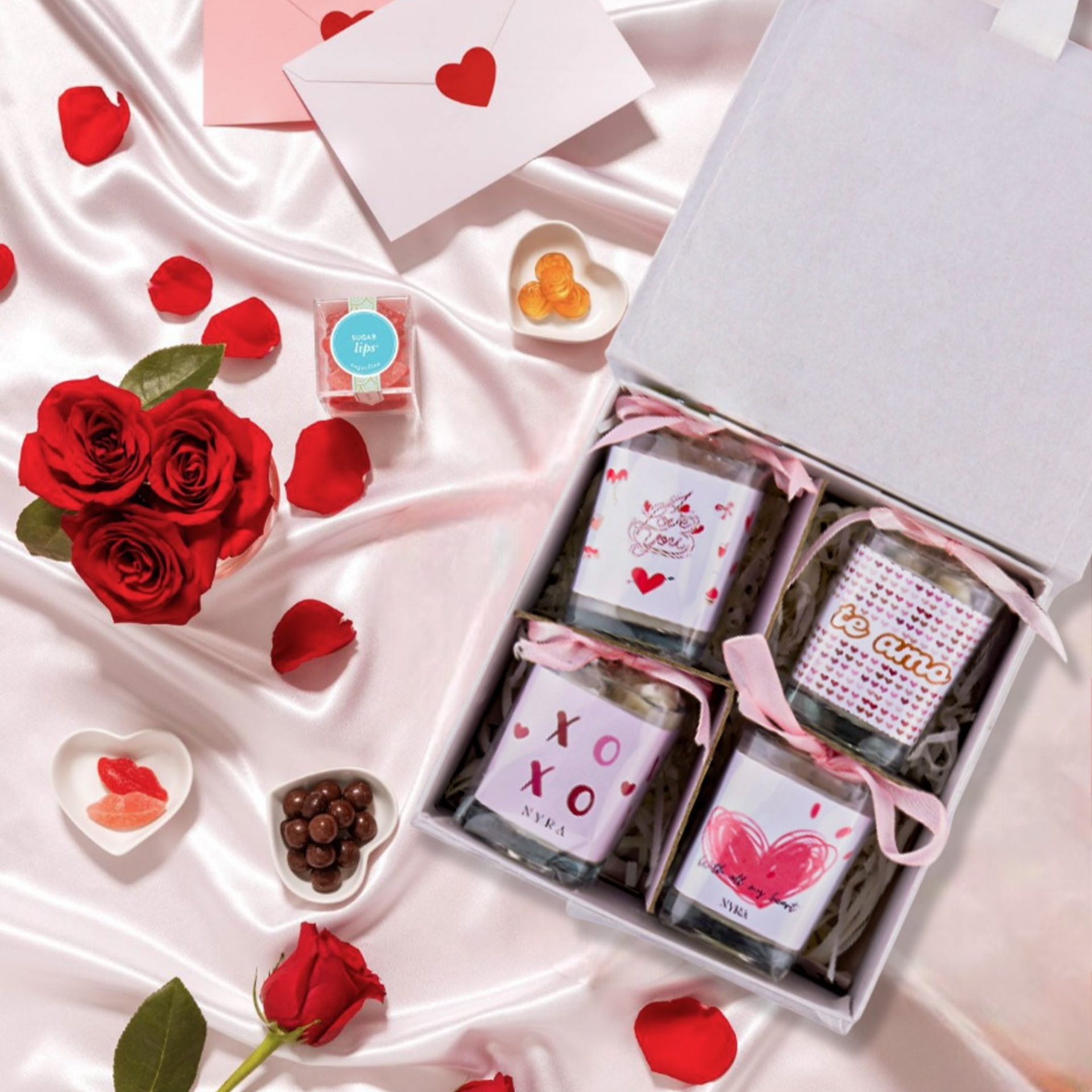 The Mini Candle Gift Box | 4 Handcrafted Scented Candles by Nyra