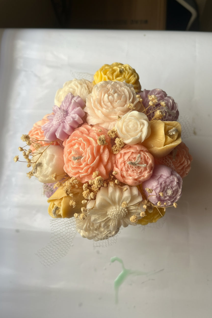 A floral Affair Candle Bouquet - karachi only