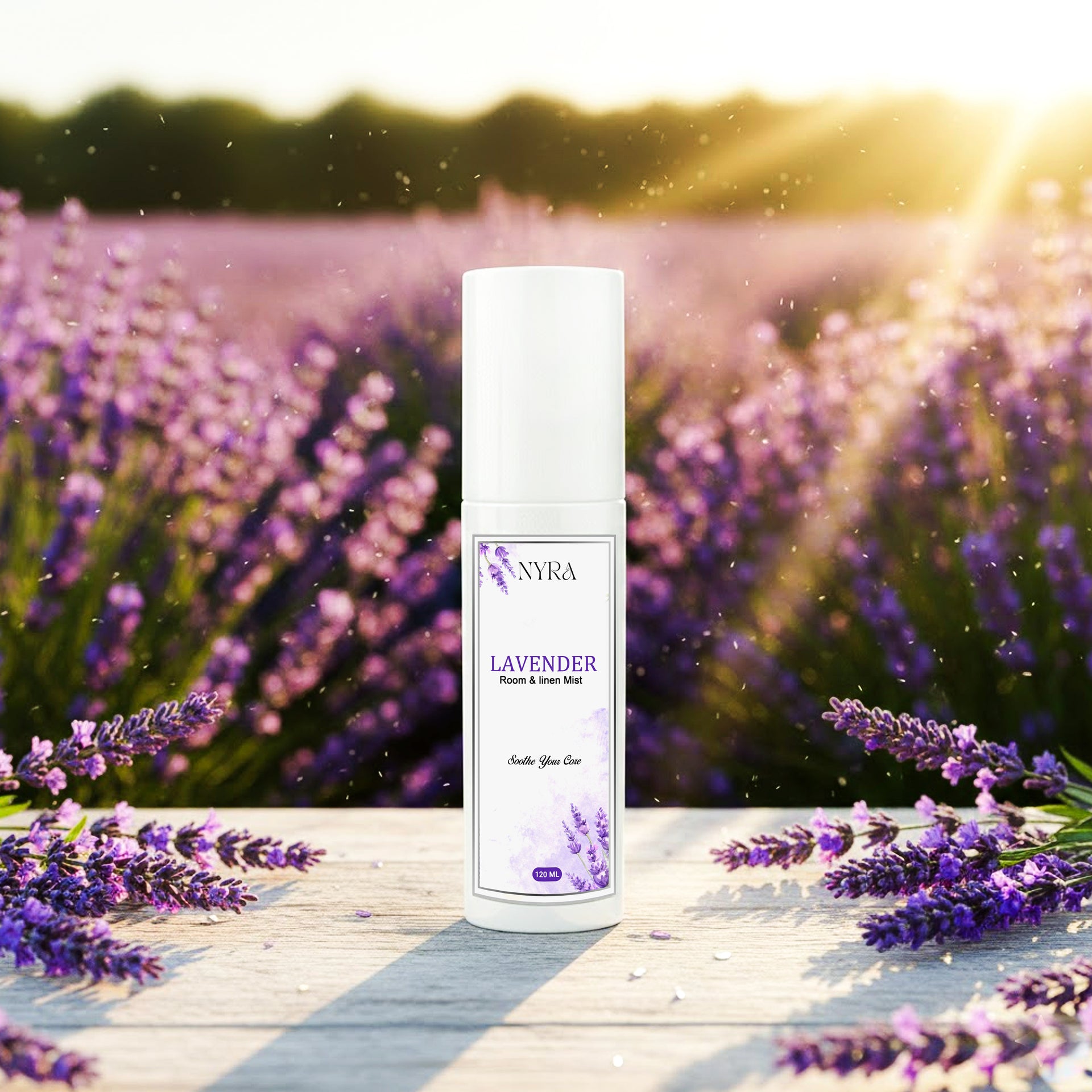 Luxe Blanc Lavender Room & Linen Mist | Water-Based Fabric & Space Freshener