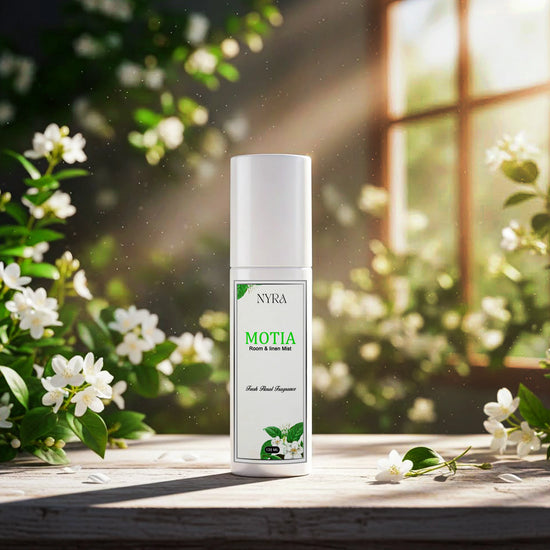 Luxe Blanc Motia Room & Linen Mist | Water-Based Fabric & Space Freshener - Nyra