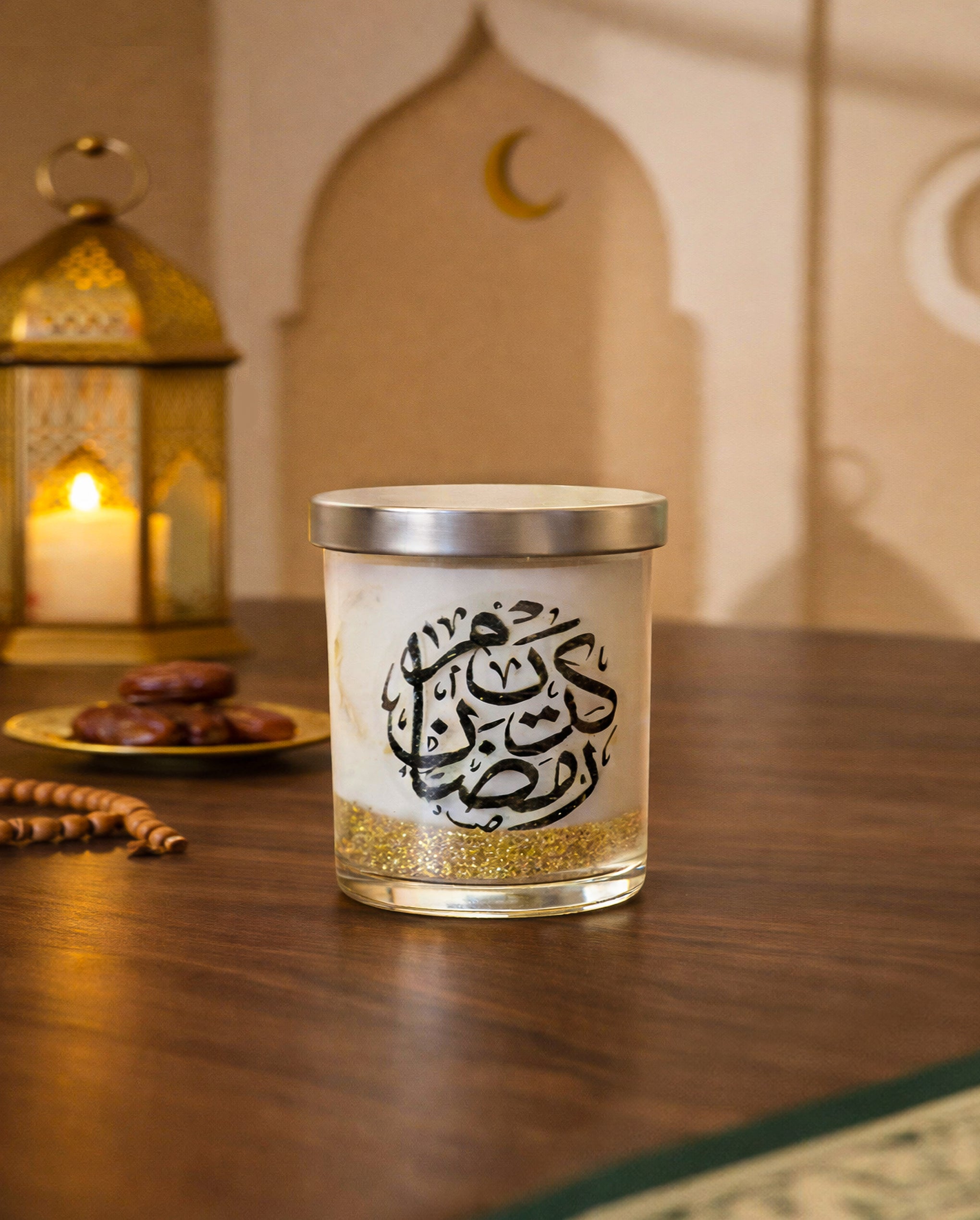 Ramdana Hand-Poured Premium Scented Candle – Soy & Beeswax Jar