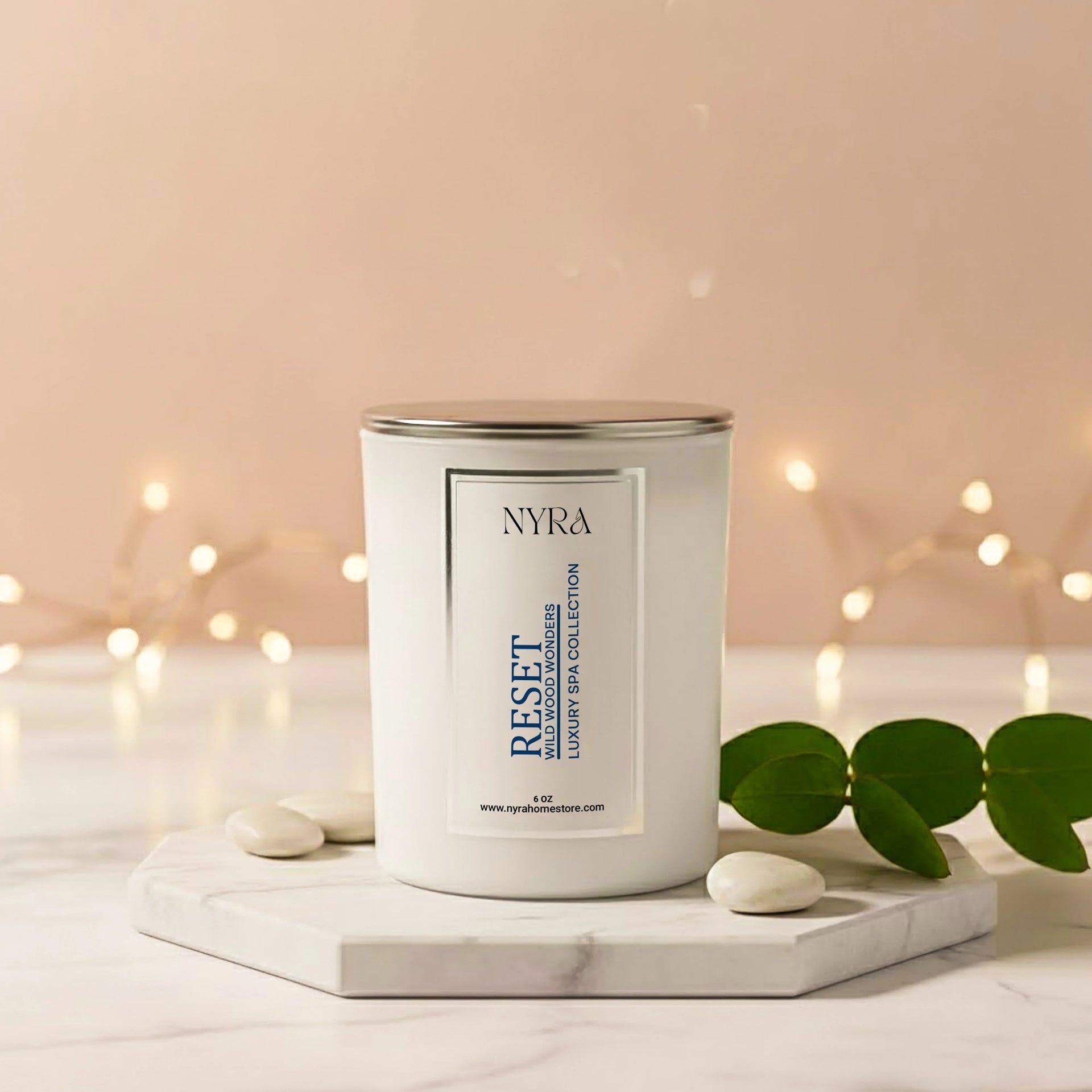 Luxe Blanc Reset Aromatic Essence Aroma Vessel Candle - Nyra