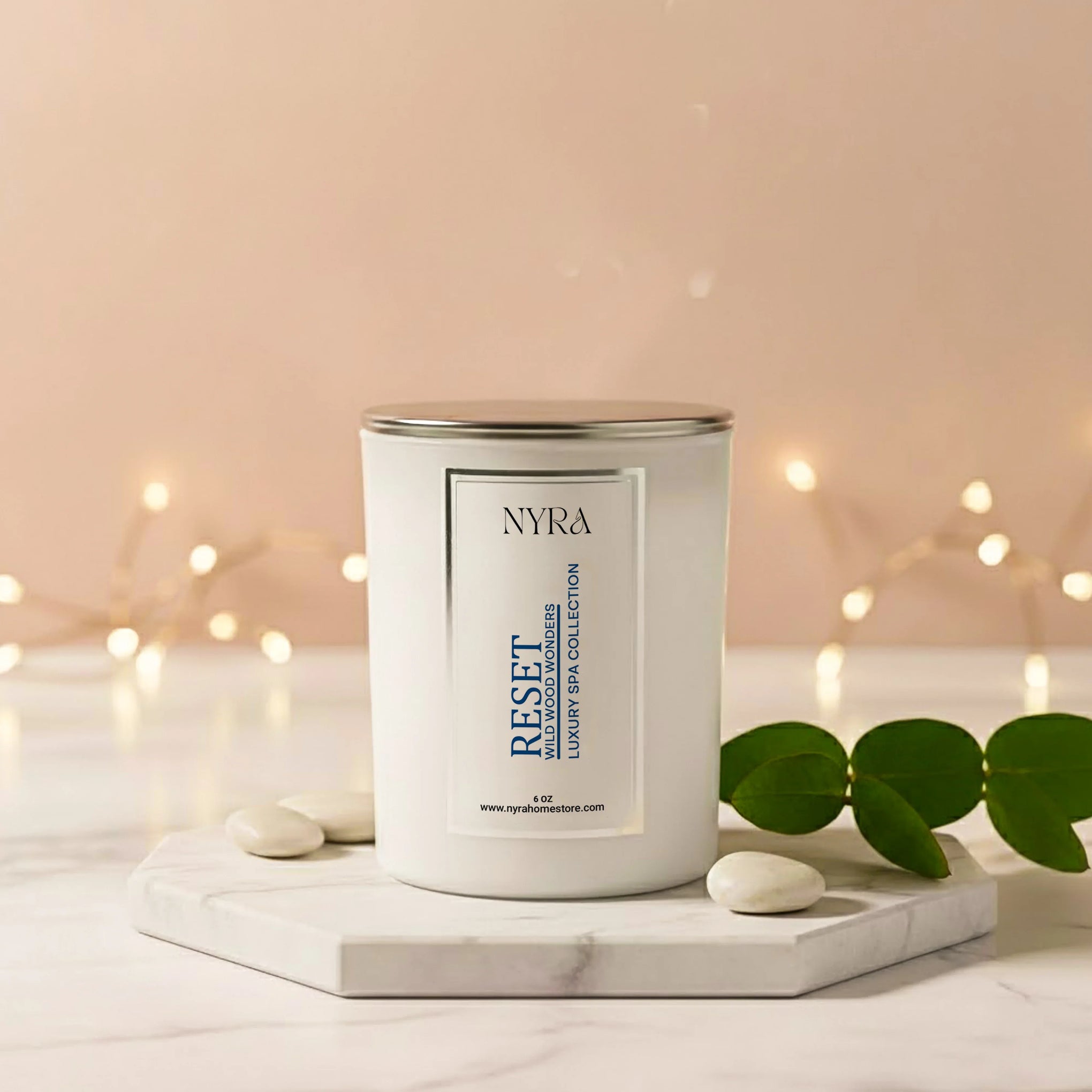 Luxe Blanc Reset Aromatic Essence Aroma Vessel Candle - Nyra