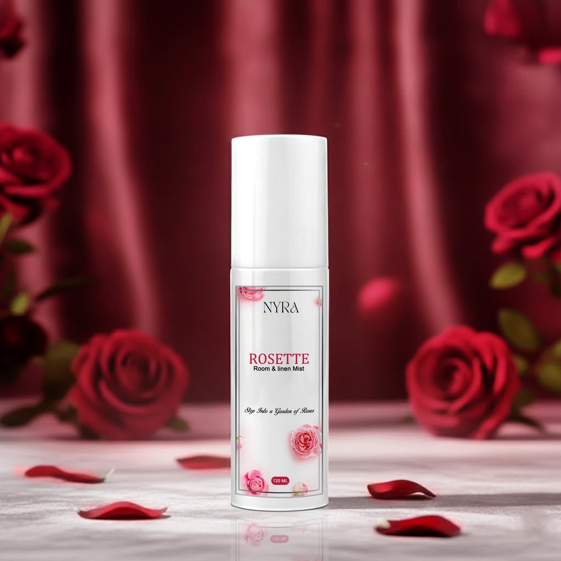 Luxe Blanc Rosette Room & Linen Mist | Water-Based Fabric & Space Freshener