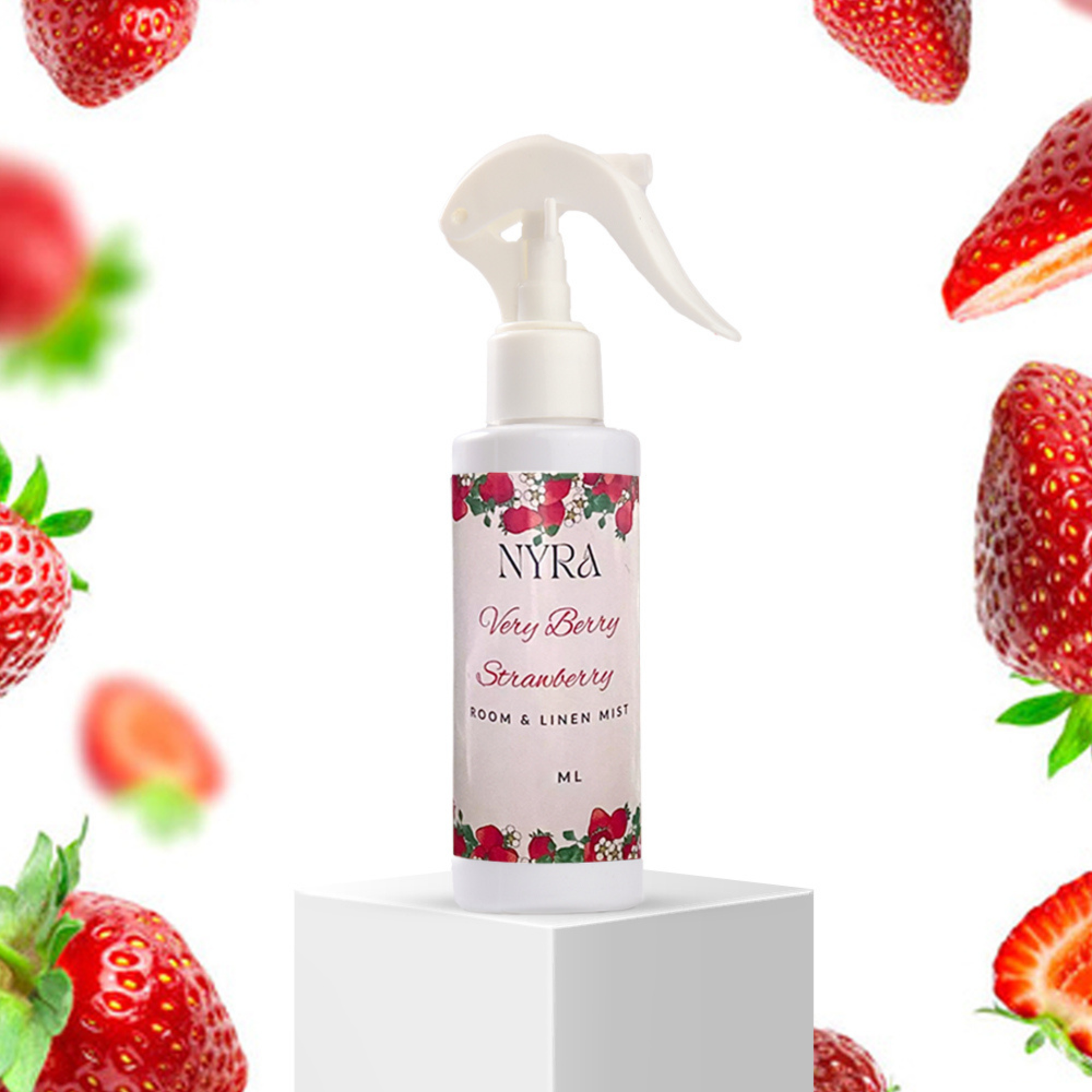 Very Berry Strawberry Room & Linen Mist | Water-Based Fabric & Space Freshener