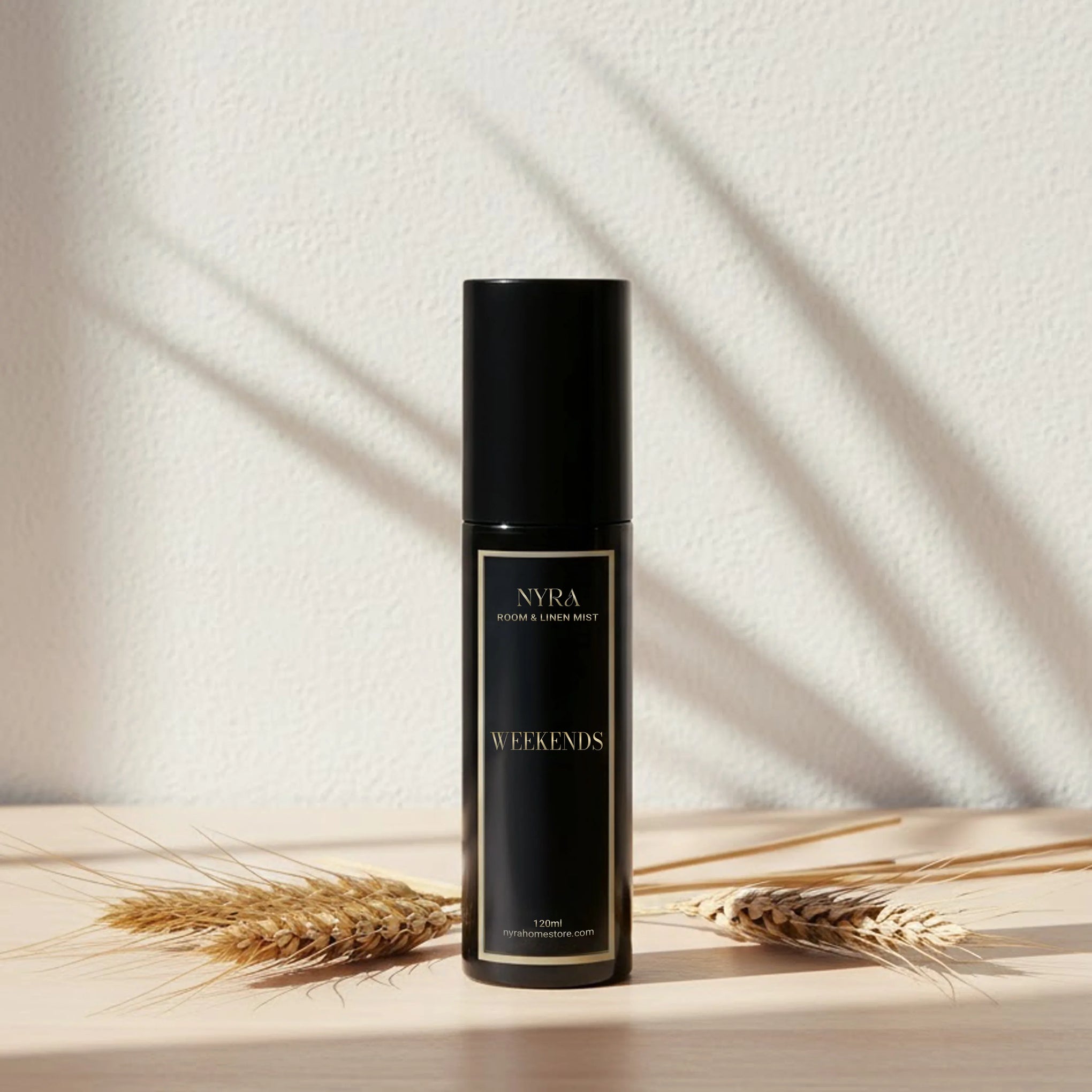 Luxe Noir Weekend Room & Linen Mist | Water-Based Fabric & Space Freshener - Nyra