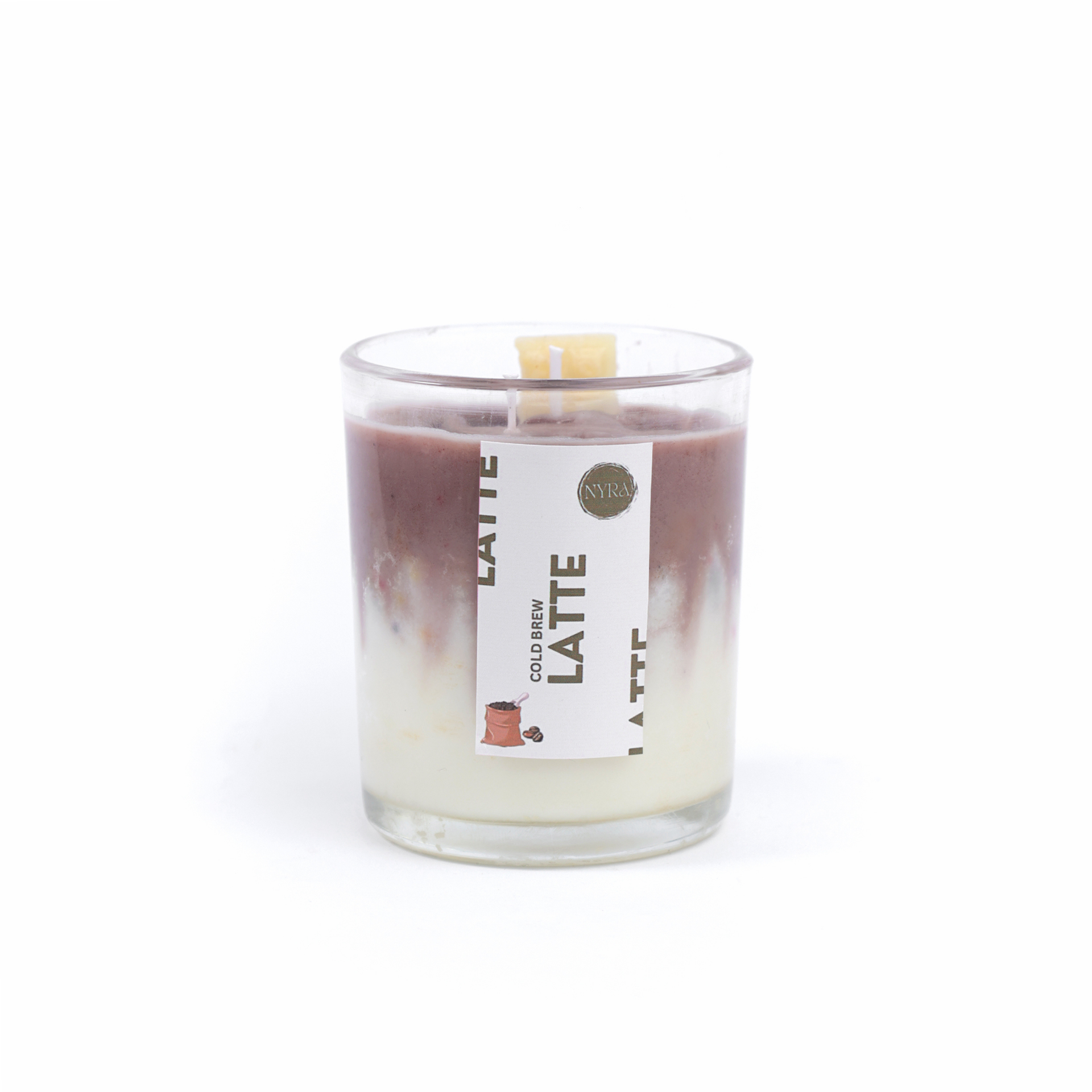Latte – Hand-Sculpted Artistic Candle | Soy & Beeswax Blend
