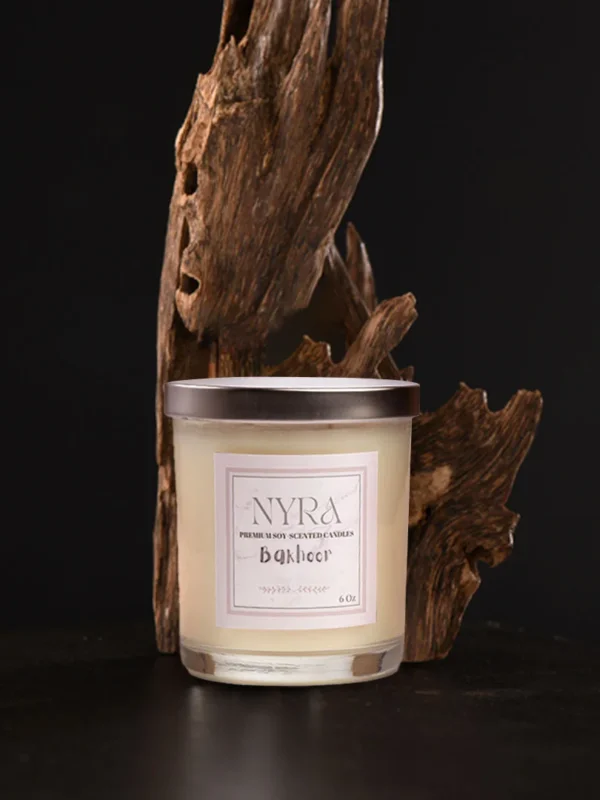 a candle in a jar
