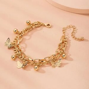 Butterfly Charm Bracelet - Image 3