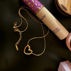 heart pendent and chain